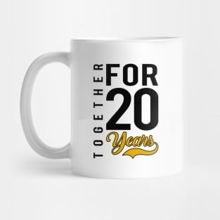 '20th Wedding Anniversary' Cool Wedding Gift Mug